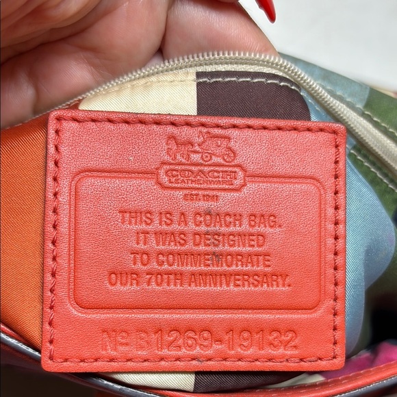 COACH Orange Leather Handbag size M - Picture 5 of 7